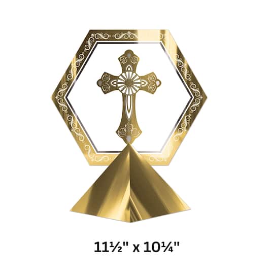 Beistle 11.5" 3D Foil Religious Centerpieces, 2ct.
